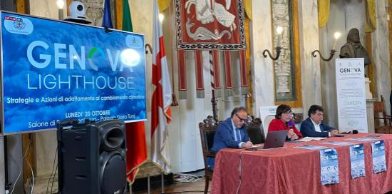 Un momento del convegno nel Salone di Rappresentanza: al tavolo il segretario Criscuolo e gli assessori Pericu e Ferrante Un momento del convegno nel Salone di Rappresentanza: al tavolo il segretario Criscuolo e gli assessori Pericu e Ferrante