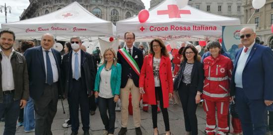 vicesindaco; assessore Bordilli e altre autorità