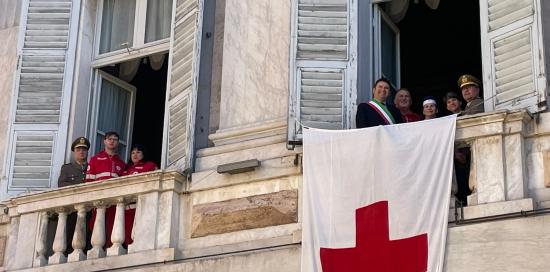 bandiera croce rossa a tursi