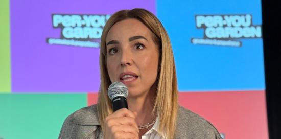 La sindaca Silvia Salis all'inaugurazione La sindaca Silvia Salis all'inaugurazione