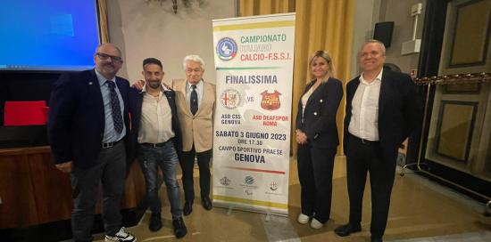 Sport, a Genova la finalissima del campionato italiano di calcio a 11 sordi