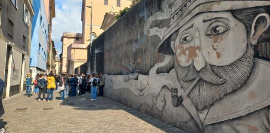 Murales fuori dal Centro Civico Buranello