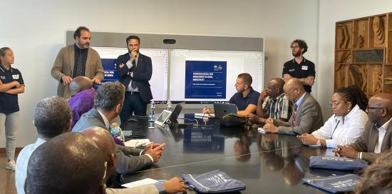Protezione civile, la visita di una delegazione di rappresentanti di governi africani alla centrale operativa di Genova