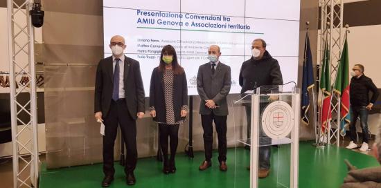Da sinistra a destra Matteo Campora, Simona Ferro, Pietro Pongiglione, Furio Truzzi