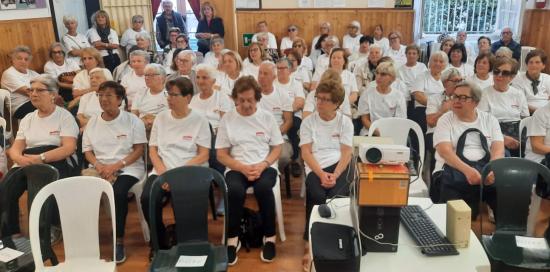 La sede del centro Auser di viale Narisano durante la presentazione del corso La sede del centro Auser di viale Narisano durante la presentazione del corso
