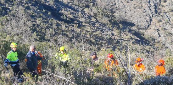 Protezione civile, questa mattina esercitazione anti incendio sul monte Gazzo
