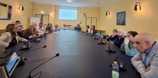 Un momento dell'incontro in Sala Giunta Nuova