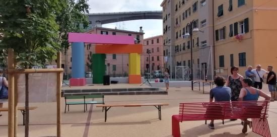 La nuova piazza Adriatico