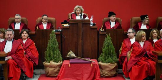 L'intervento della presidente della Corte d'Appello di Genova Elisabetta Vidali L'intervento della presidente della Corte d'Appello di Genova Elisabetta Vidali