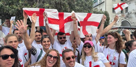 La festa dei due equipaggi genovesi, maschile e femminile
