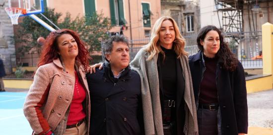 Presidente di Municipio Cosso, assessore Ferrante, sindaca Salis, assessora Coppola
