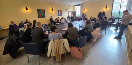 Un momento della riunione dell'Osservatorio Ambiente e Salute di oggi