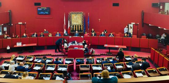 sala del consiglio comunale 
