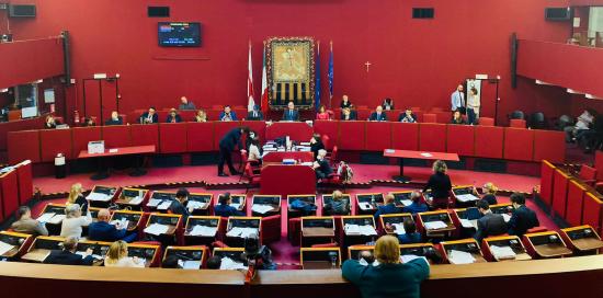sala del consiglio comunale