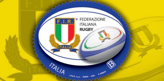 Francobollo Fderazione Italiana Rugby