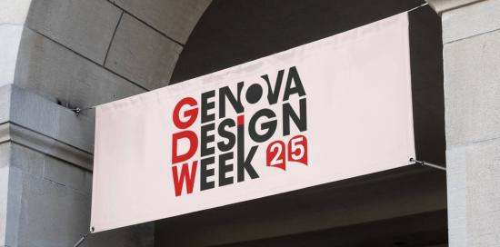 striscione "Genova Design -week 2025"
