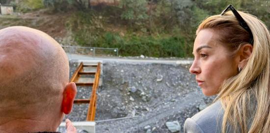 Sopralluogo a San Carlo di Cese della sindaca Salis Sopralluogo a San Carlo di Cese della sindaca Salis