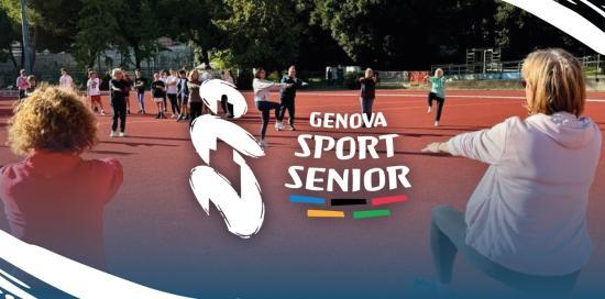 Un gruppo di over 65 impegnati in esercizi fisici su una pista di atletica