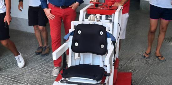 il Person al Varo per il trasporto in mare delle persone disabili