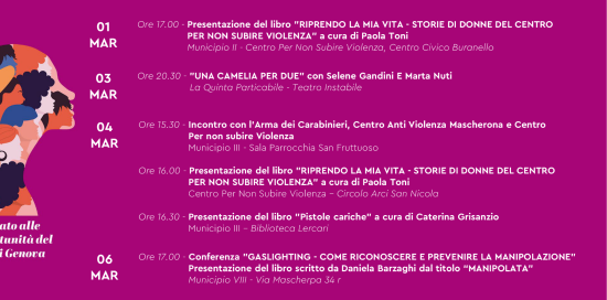 Eventi 8 Marzo