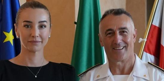 sindaca Salis e ammiraglio Ranieri