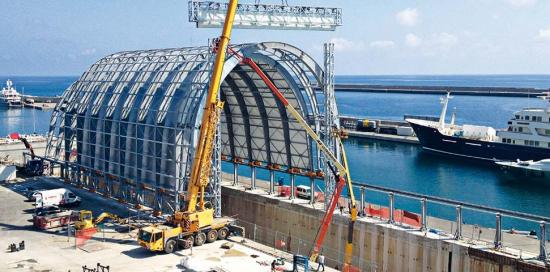 un cantiere navale