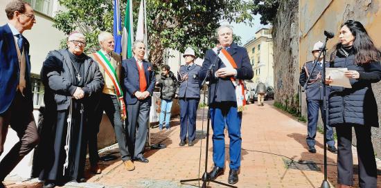 L'intervento del presidente del Municipio I Centro Est Enrico Giuseppe Costa