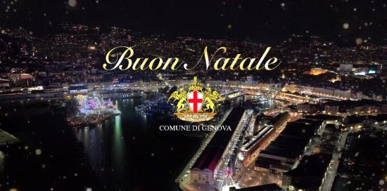 L'ultimo frame del video di auguri di Buon Natale alla Città