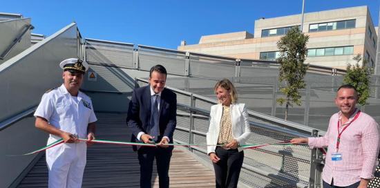 Taglio del nastro passerella Lanterna