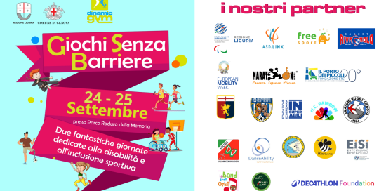 Locandina Giochi senza Barriere 2026 Locandina Giochi senza Barriere 2026