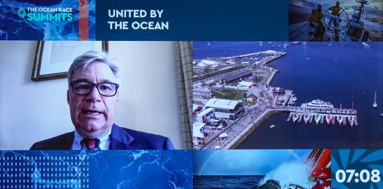 The Ocean race summit dalla sede di Sail Newport, Rhode Island The Ocean race summit dalla sede di Sail Newport, Rhode Island