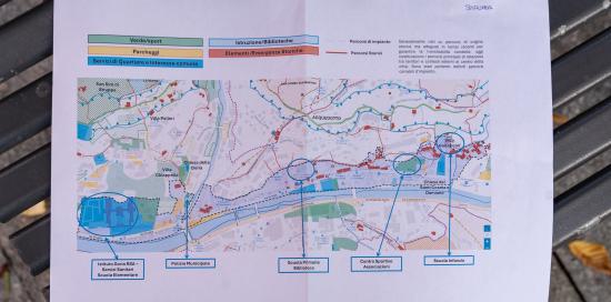 Mappa del percorso di Struppa