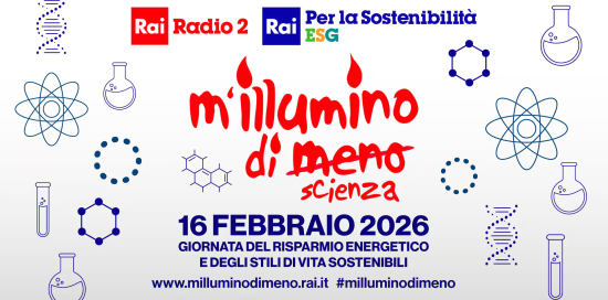 Logo “M’illumino di Meno 2026”