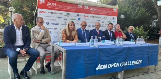 Aon Open Challenger- Memorial Giorgio Messina - tavolo conferenza stampa