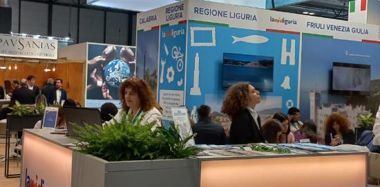 Lo stand di Genova/Regione Liguria alla Fiera di Madrid