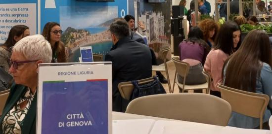 Lo stand di Genova/Regione Liguria alla Fiera di Madrid