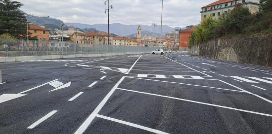 Il nuovo parcheggio di via Anfossi