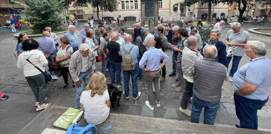 Ritrovo in piazza Rissotto 