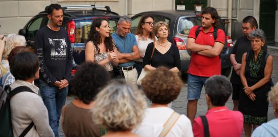 L'assessora Coppola racconta contenuti e finalità del progetto a cittadine e cittadini di Sampierdarena