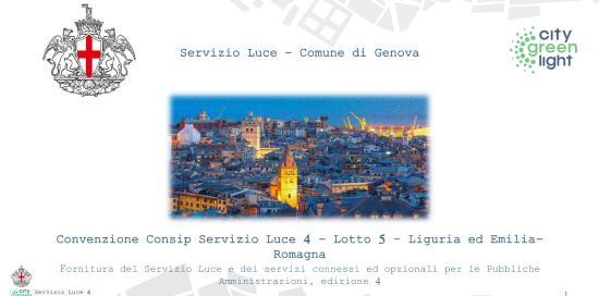 slide servizio luce Genova