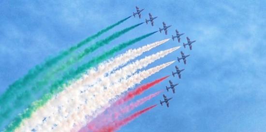 le Frecce in azione