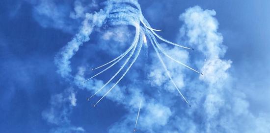 scie in cielo