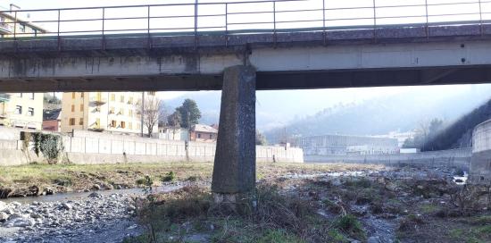 Il ponte pedonale Matteo Castello a Struppa