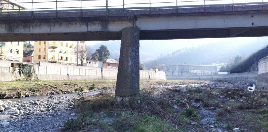 ponte pedonale Matteo Castello a Struppa