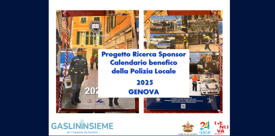 Progetto Ricerca Sponsor - Calendario della Polizia Locale 2025