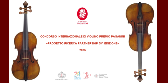 Copertina Progetto Ricerca Sponsor Premio Paganini 2025