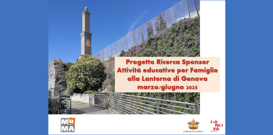 Copertina di Progetto Ricerca Sponsor Attività Educative per Famiglie alla Lanterna di Genova