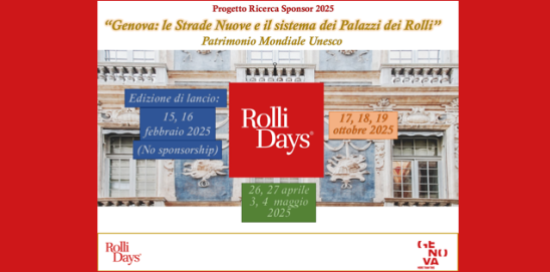 Copertina di Progetto Ricerca Sponsor Rolli Days 2025