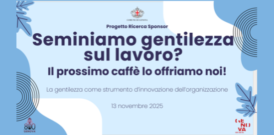 Copertina di Progetto Ricerca Sponsor "Seminiamo Gentilezza sul Lavoro?"