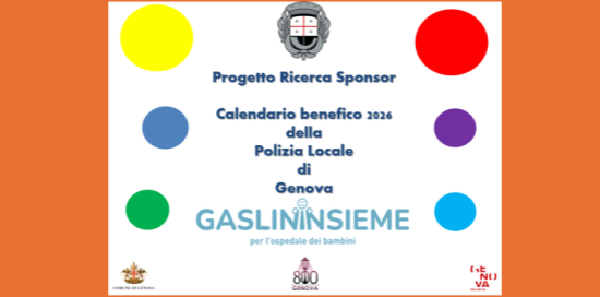 Copertina di Progetto Ricerca Sponsor - Calendario della Polizia Locale 2026